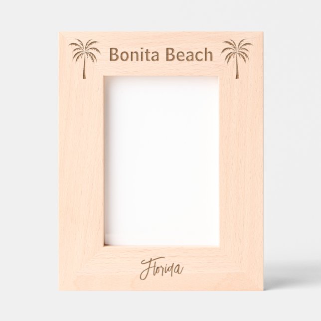 Bonita Beach Florida Engraved Picture frame (Front)
