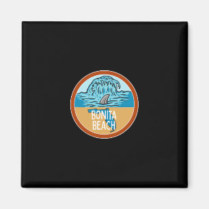 Bonita Beach Florida Fl Ocean Wave Shark Fin Vacat Magnet