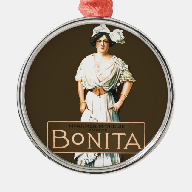 bonita metal tree decoration (Front)
