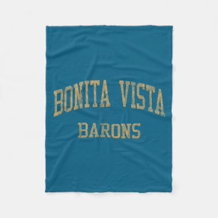 Bonita Vista High School Hs Chula Vista Ca Vintage Fleece Blanket