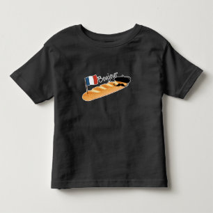 Bonjour Baguette - Funny French Food Toddler T-Shirt