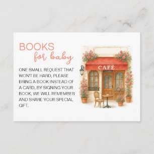 Bonjour Bebe Baby Shower Books for baby Enclosure Card