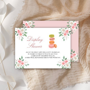 Bonjour Bebe French Cafe Floral Display Shower Enclosure Card