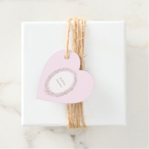 Bonjour Bebe French Patisserie Baby Shower Pink Favour Tags
