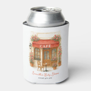 Bonjour Bebe Paris French Cafe Baby Shower Can Cooler