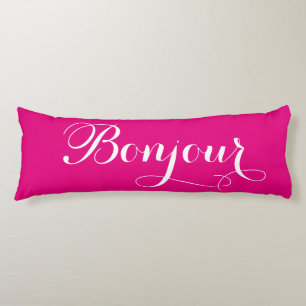 Bonjour Bonsoir Body Pillow
