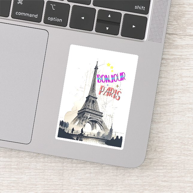 Bonjour Colourful Paris (Detail)