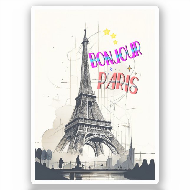 Bonjour Colourful Paris (Front)