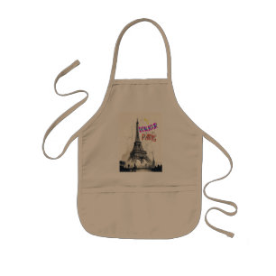 Bonjour Colourful Paris Kids Apron