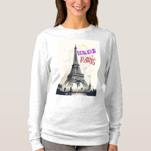 Bonjour Colourful Paris T-Shirt