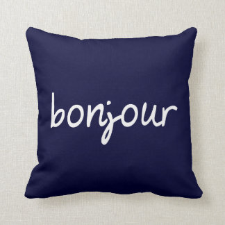 Bonjour! Cushion