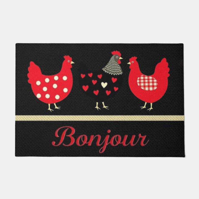 Bonjour Doormat (Front)