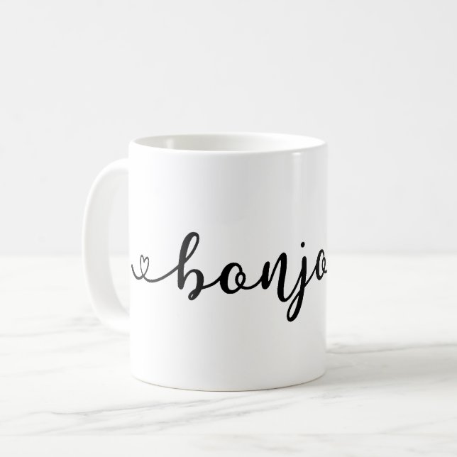 Bonjour French Design Coffee Mug (Front Left)