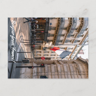 Bonjour from France Postcard