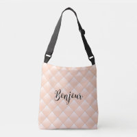 Bonjour Hello Diamond Quilt Pattern Modern