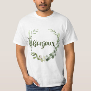 Bonjour Hello French T-Shirt