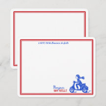 Bonjour Ma Belle French Scooter Personalised