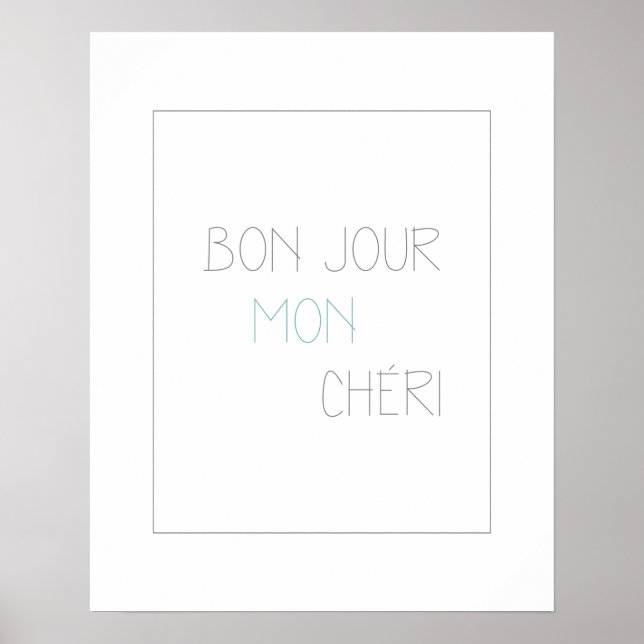 Bonjour Mon Chéri II Poster (Front)