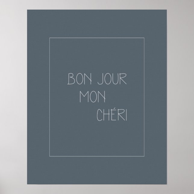 Bonjour Mon Chéri II Poster (Front)