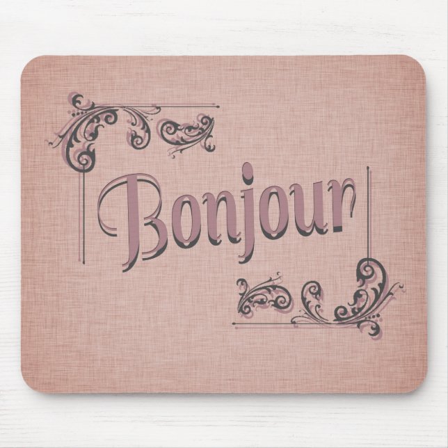 Bonjour Mouse Pad (Front)