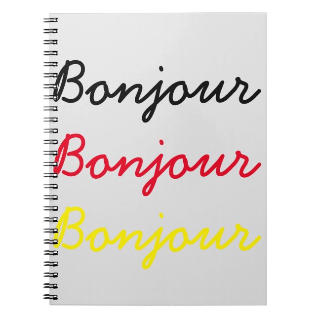 Bonjour Notebook (Front)