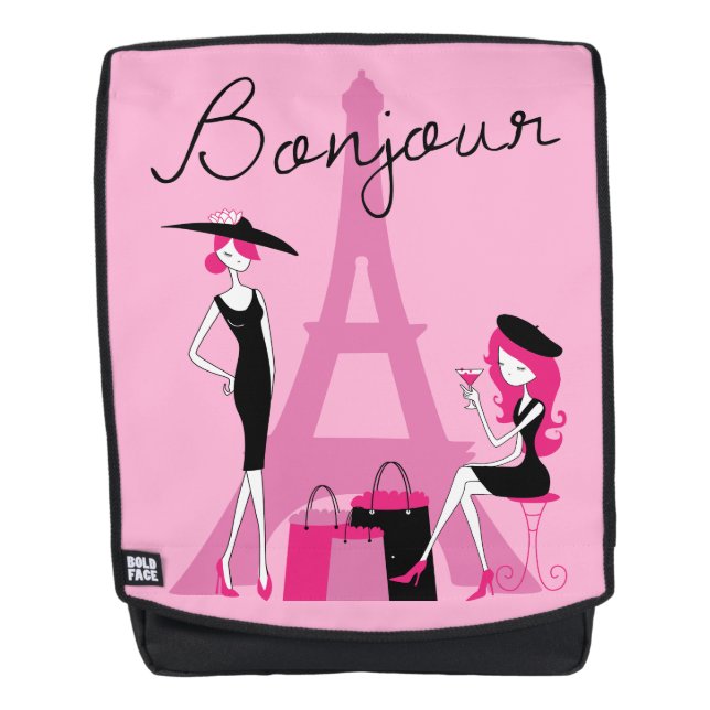 Bonjour Paris Backpack (Front)