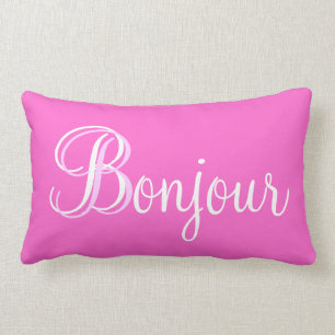 Bonjour Paris Lumbar Pillow