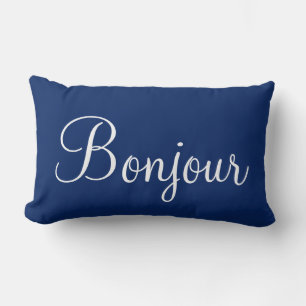 Bonjour Paris Lumbar Pillow