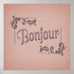 Bonjour Poster