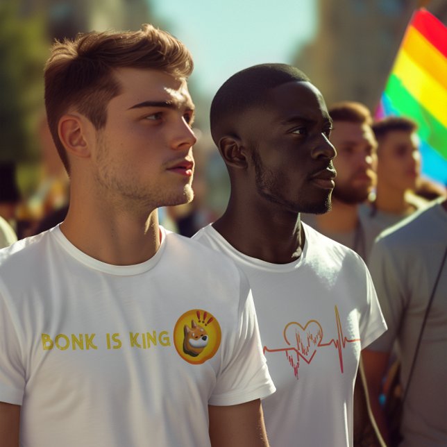 BONK crypto gift,meme coin trader tee dad (Creator Uploaded)