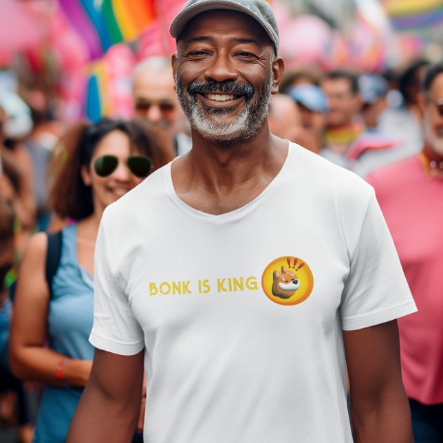 BONK crypto gift,meme coin trader tee dad (Creator Uploaded)