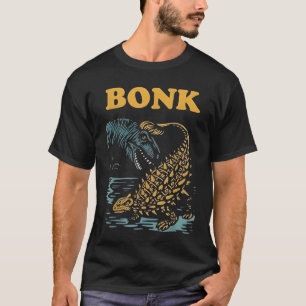 Bonk Dinosaur Funny Prehistoric Humour Design T-Shirt