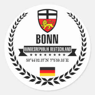 Bonn Classic Round Sticker