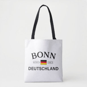 Bonn Deutschland Coordinates German Tote Bag