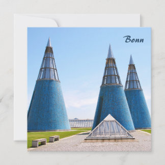 Bonn Germany Museum Mile Modern Architecture Card
