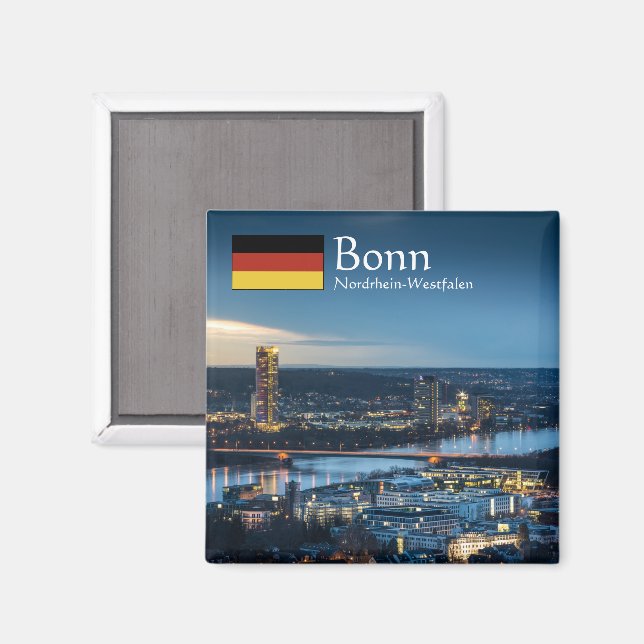 Bonn Germany Souvenir Magnet (Front/Back)