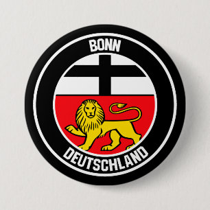 Bonn Round Emblem 7.5 Cm Round Badge