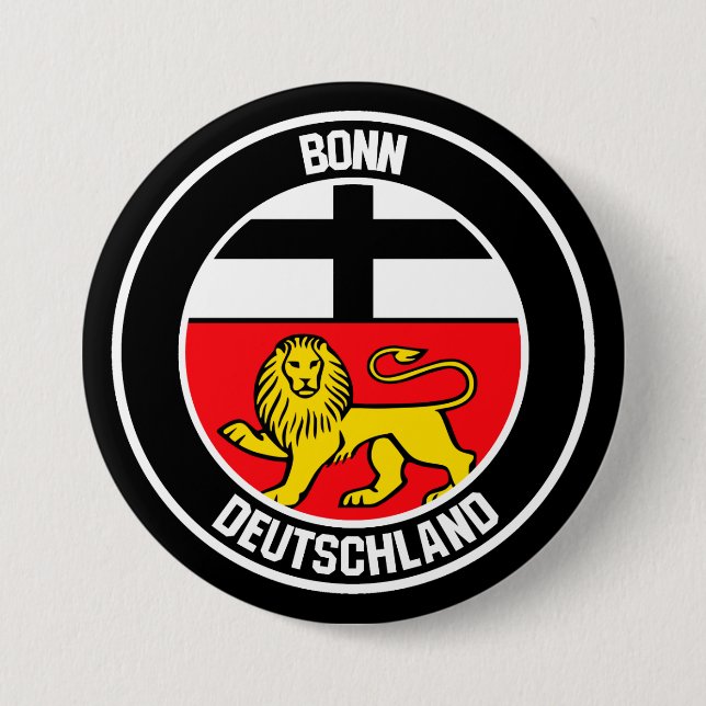 Bonn Round Emblem 7.5 Cm Round Badge (Front)