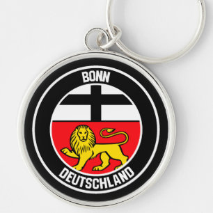 Bonn Round Emblem Key Ring
