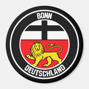 Bonn Round Emblem Magnet