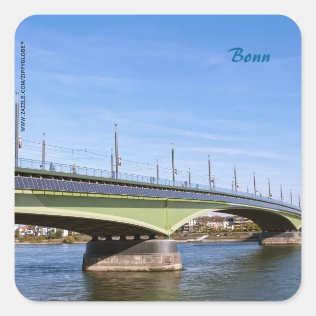 Bonn Square Sticker (Front)