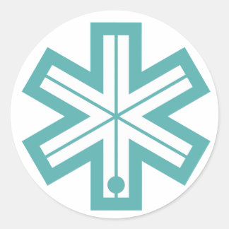 Bonna Ski Logo Classic Round Sticker