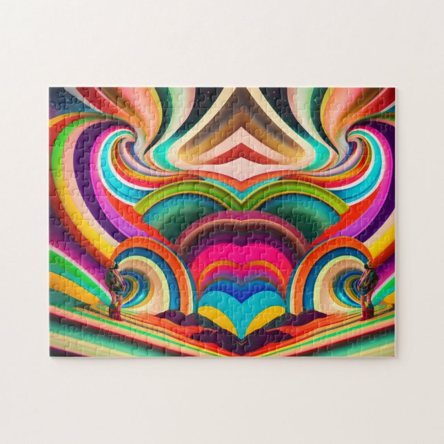Bonnaroo abstract art jigsaw puzzle (Horizontal)