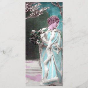 Bonne Annee Bookmark  Menu
