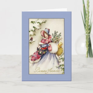 Bonne Annee Holiday Greetings Card