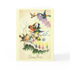 Bonne Annee New Year French Colourful Vintage