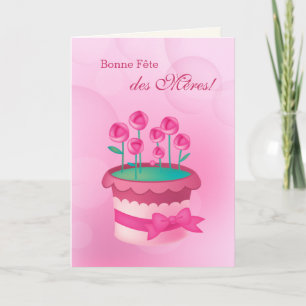Bonne Fête des Mères Mother's Day Card in French