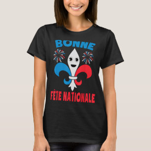 Bonne Fête Nationale Shirt Bastille Day Fleur De L