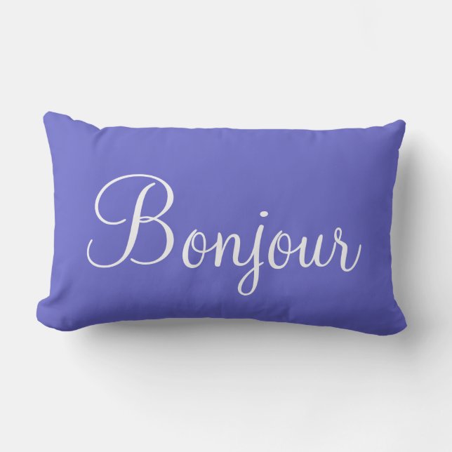 Bonne Nuit Paris Lumbar Pillow (Front)