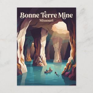 Bonne Terre Mine Missouri Postcard
